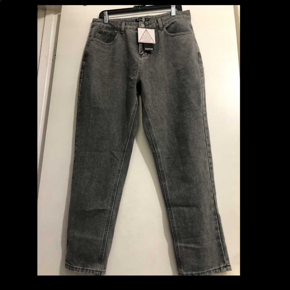 Grey mom jeans